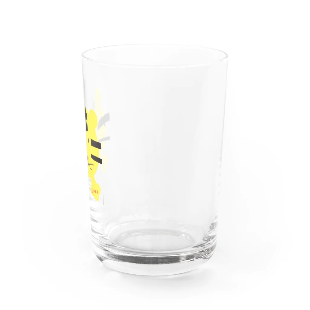 息子画伯の分からんけど、象さん。本当はとらさん。 Water Glass :right