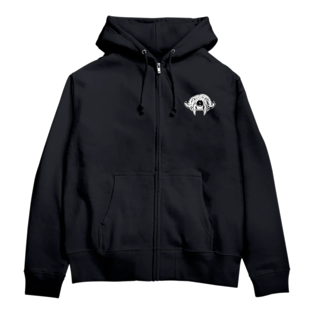 いちごだわし🐹のHeavy metal ferret Zip Hoodie