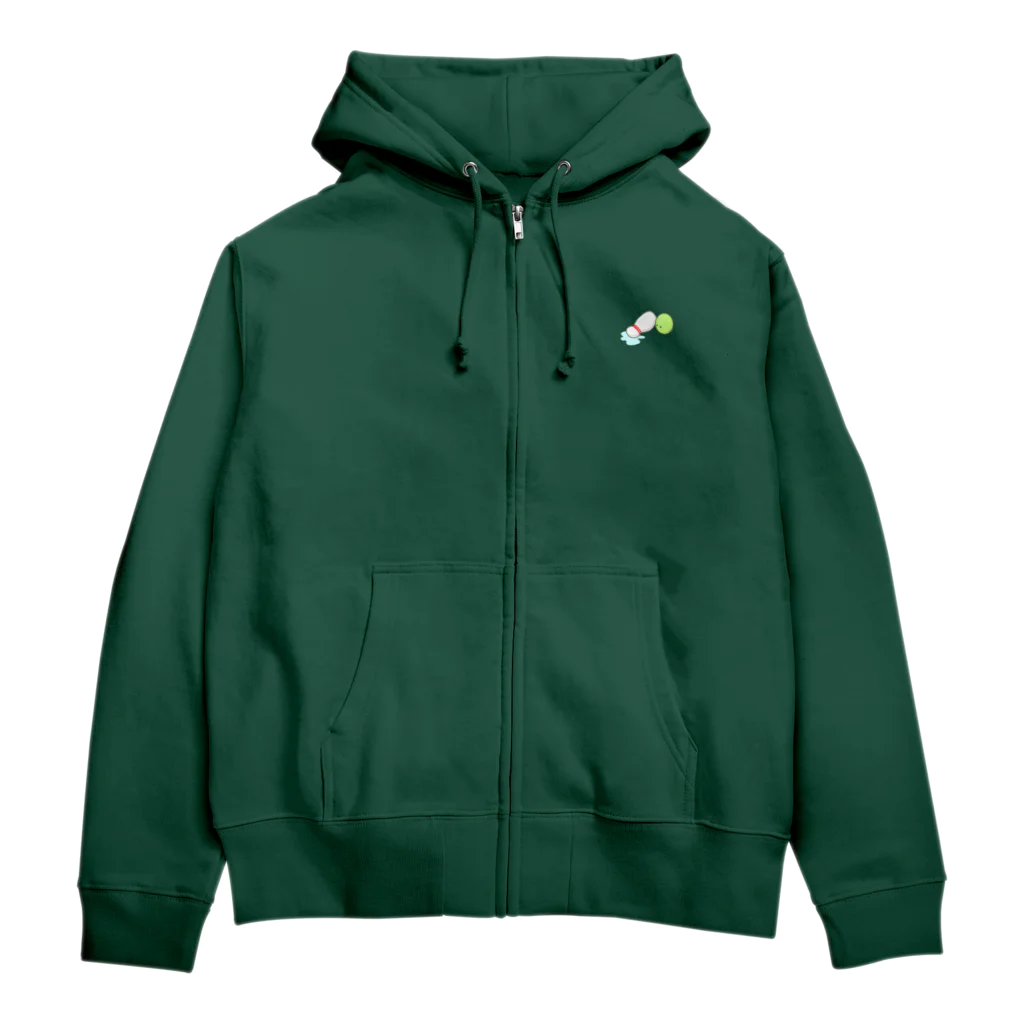 サンロード万華鏡のバタフライボウル 003_じゃーん！ Zip Hoodie