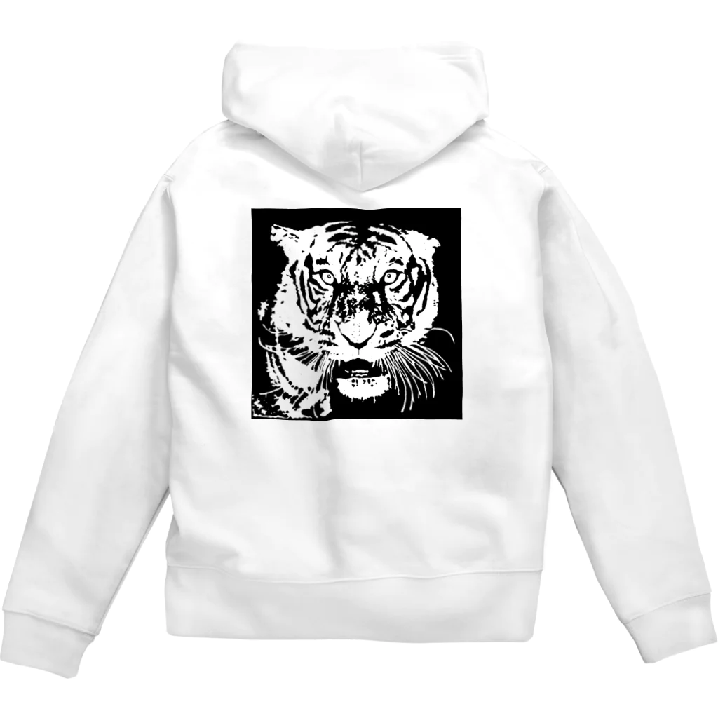 TIGER_LEEのブルース・リー先生 お気に入りの寅 🐯 Zip Hoodie