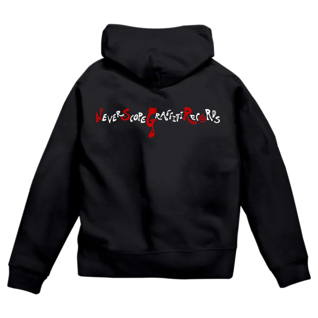 谷井大介のブティック・ザ・バッファローの誰かの背中ジップパーカー【薄手】【裏表有】 Zip Hoodie