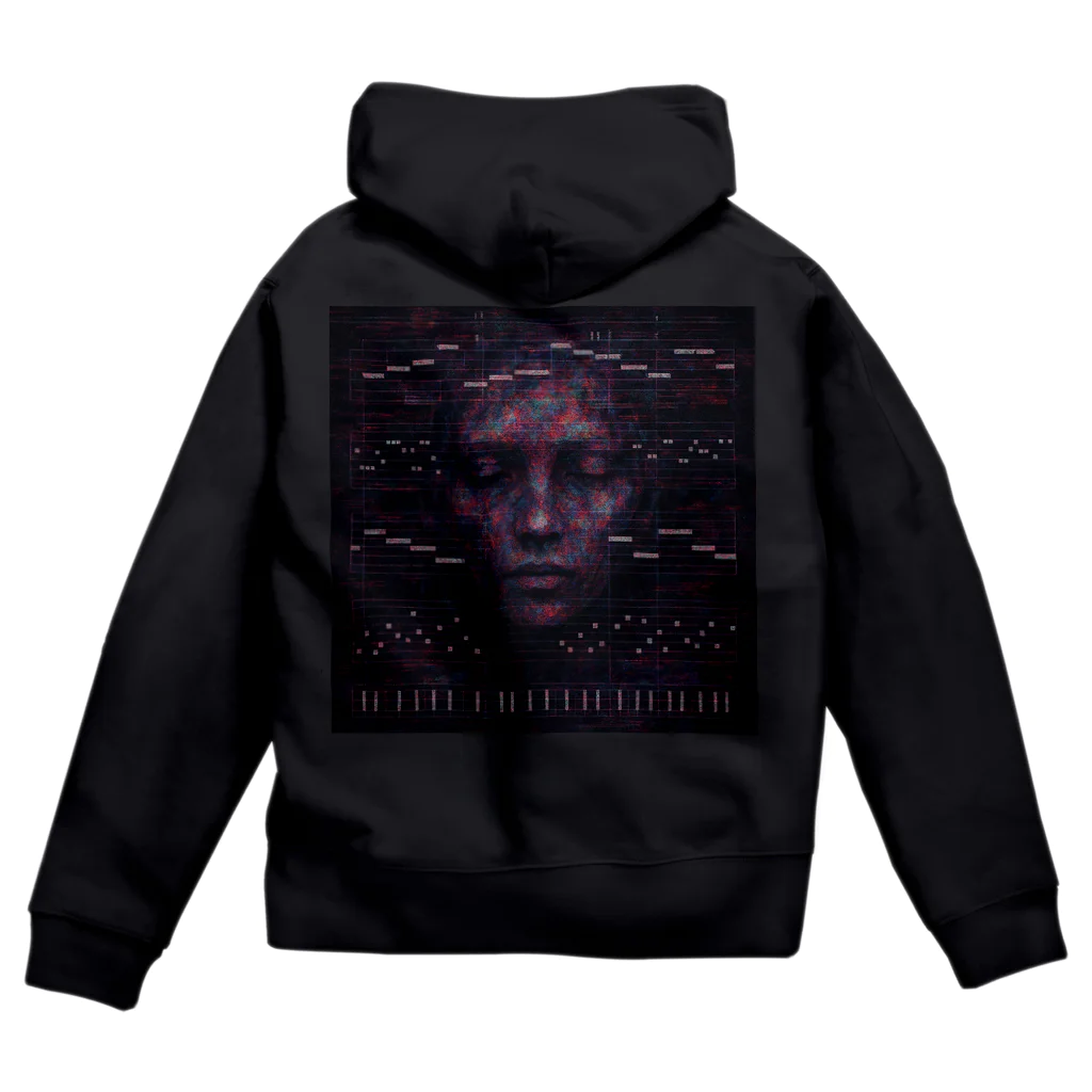GEOPHONICのノイズに潜む記憶 Zip Hoodie