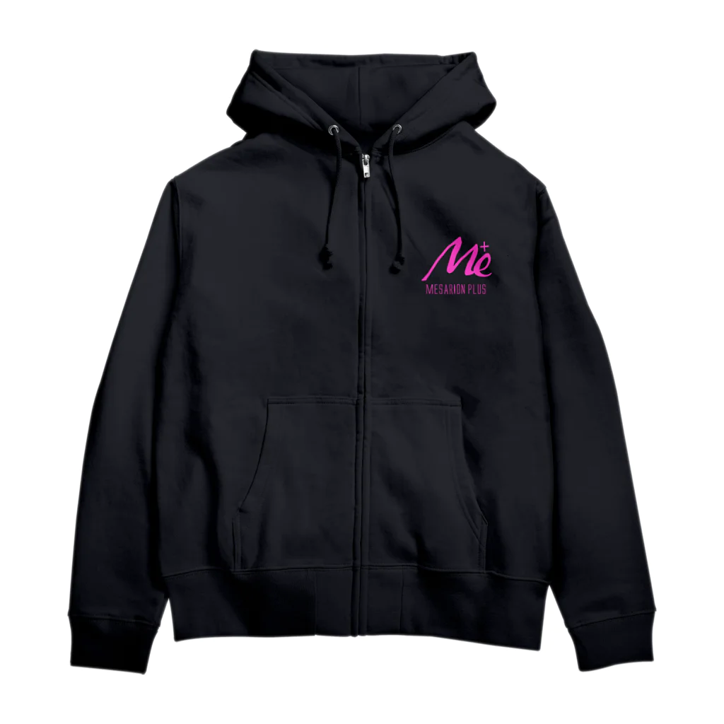 「BLACKPINK」のMESARION＋ロゴ　文字切り抜きVer（ピンク） Zip Hoodie