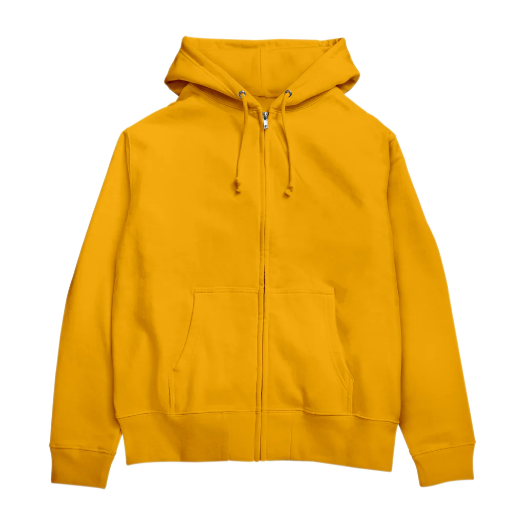 『Nothing Is Real』-- IN SUZURIの動物家紋。H.T.（桐にゾウ）黒 Zip Hoodie