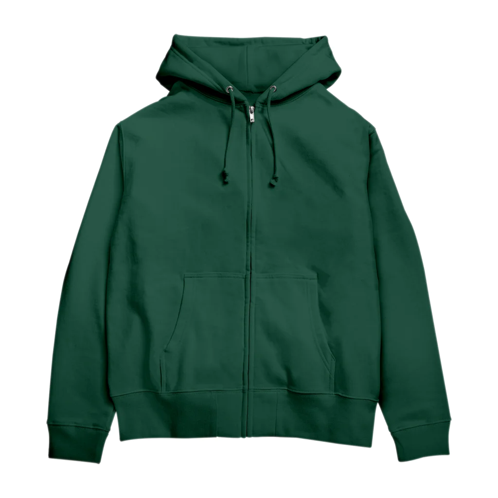 ねずりすSHOPのはりつきモモンガ斜 Zip Hoodie