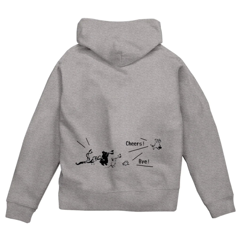 nonaのBye!＆Cheers! Zip Hoodie