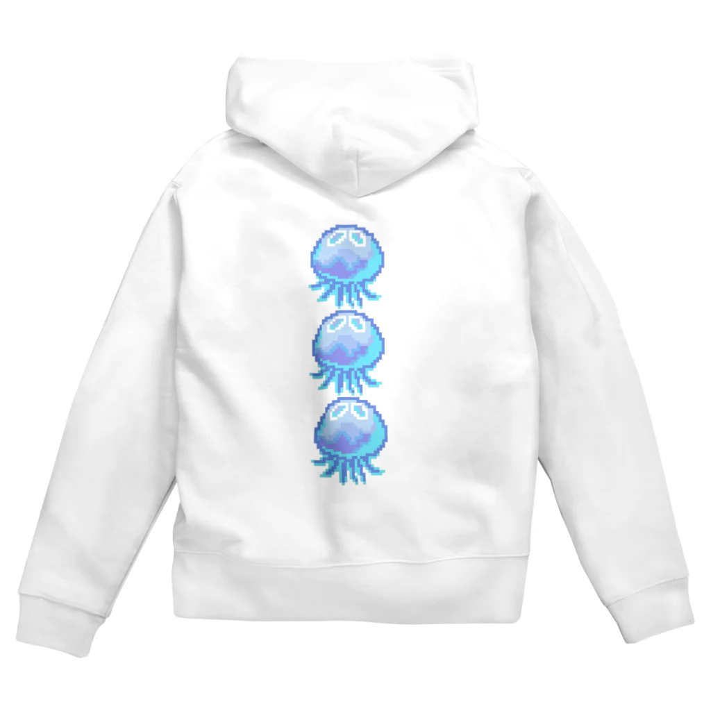💙ゆらゆら王国💜のクラゲ天使界隈パーカー Zip Hoodie
