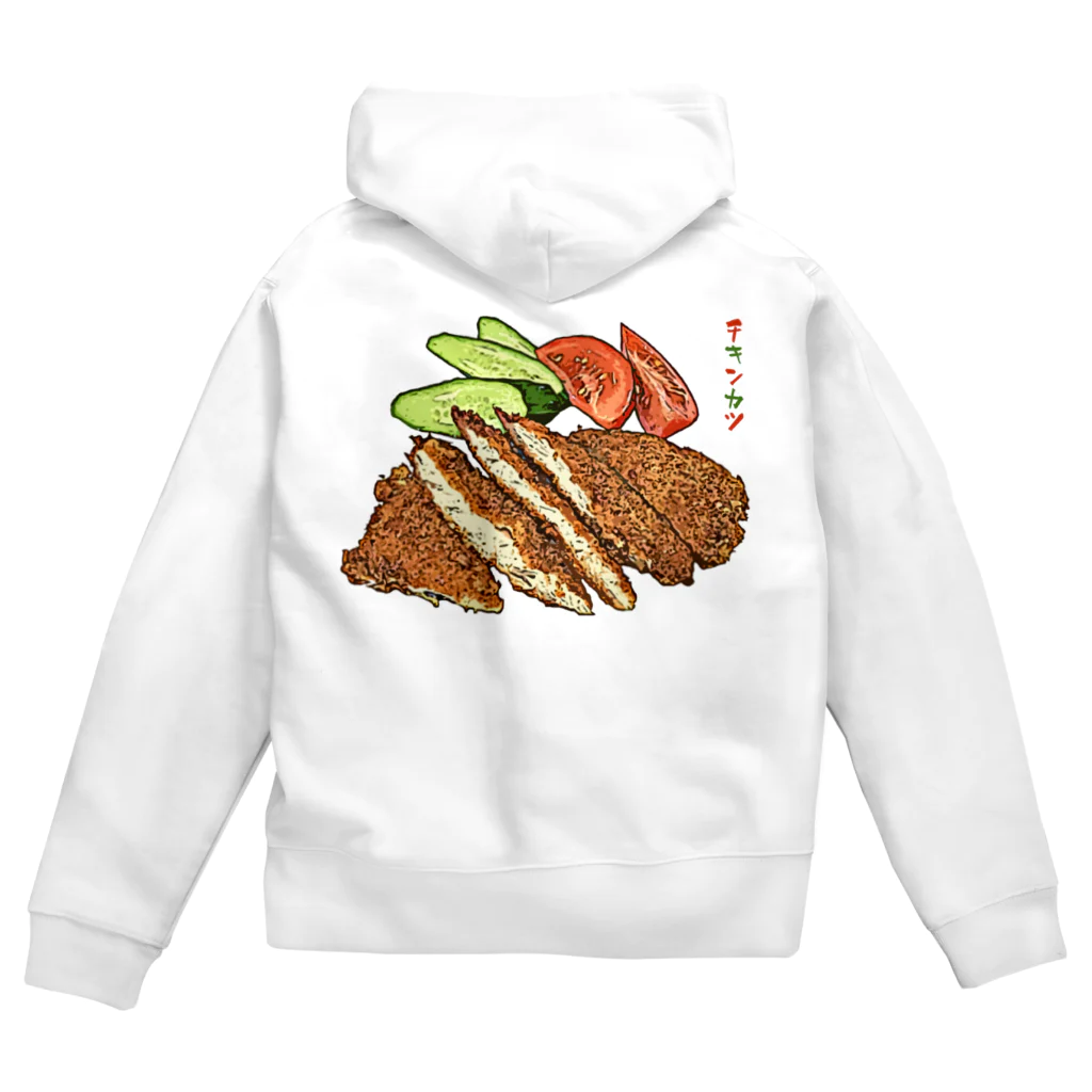 DISH// パーカー Tシャツ セット チキンカツ_2106 / 脂身通信Z ( aburami_z )のジップパーカー