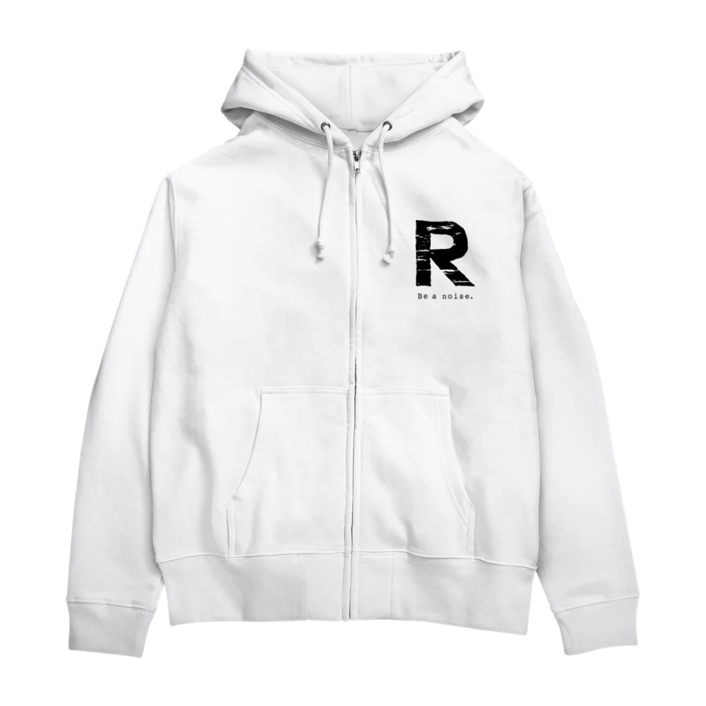 noisie_jpの【R】イニシャル × Be a noise. Zip Hoodie
