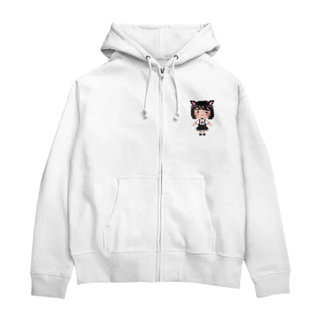 ムラタ精搾所のムラタドット絵 Zip Hoodie