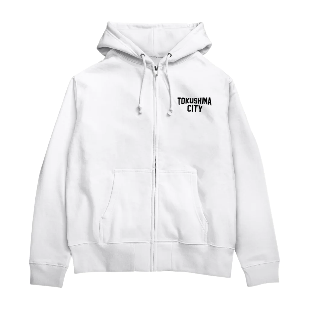 JIMOTOE Wear Local Japanの徳島市 TOKUSHIMA CITY Zip Hoodie