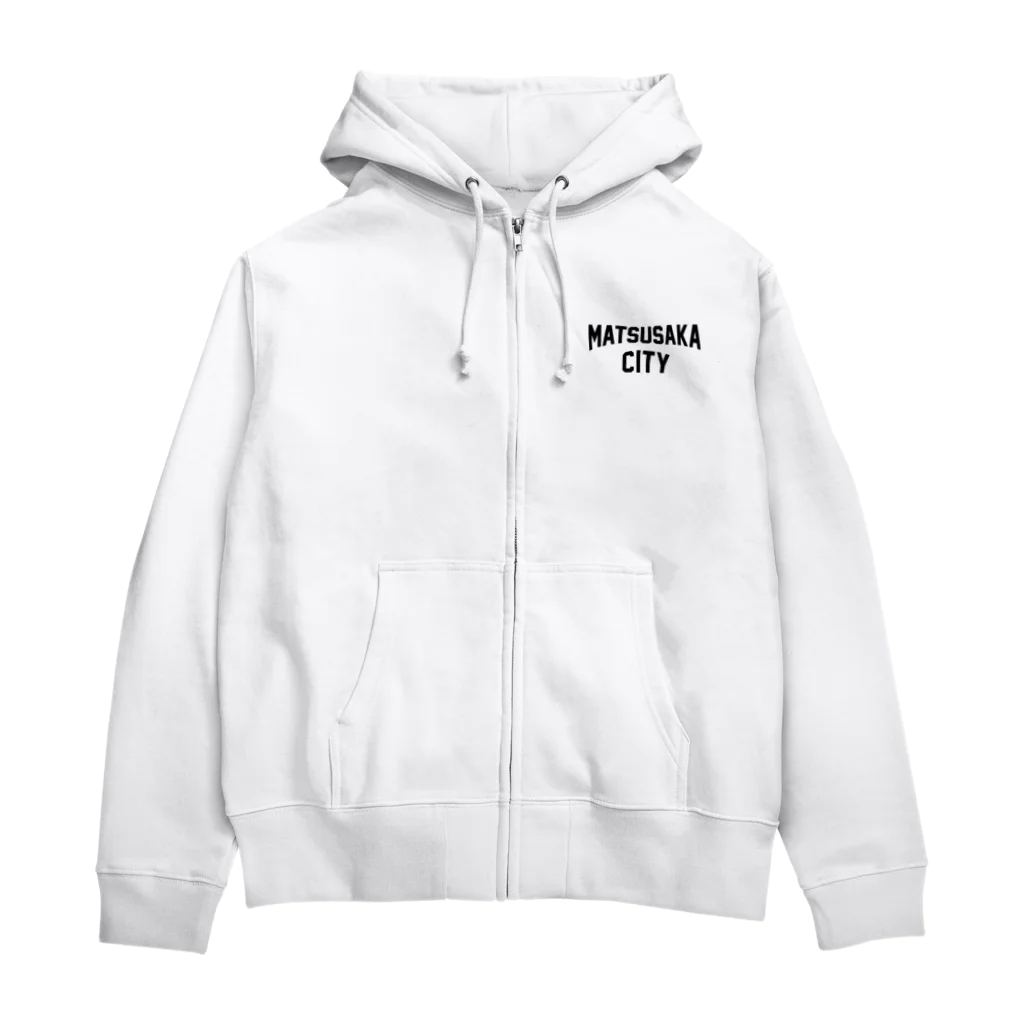 JIMOTOE Wear Local Japanの松阪市 MATSUSAKA CITY Zip Hoodie
