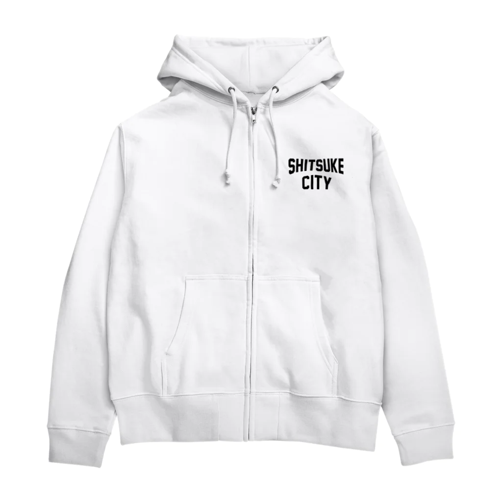 JIMOTOE Wear Local Japanの下野市 SHITSUKE CITY Zip Hoodie