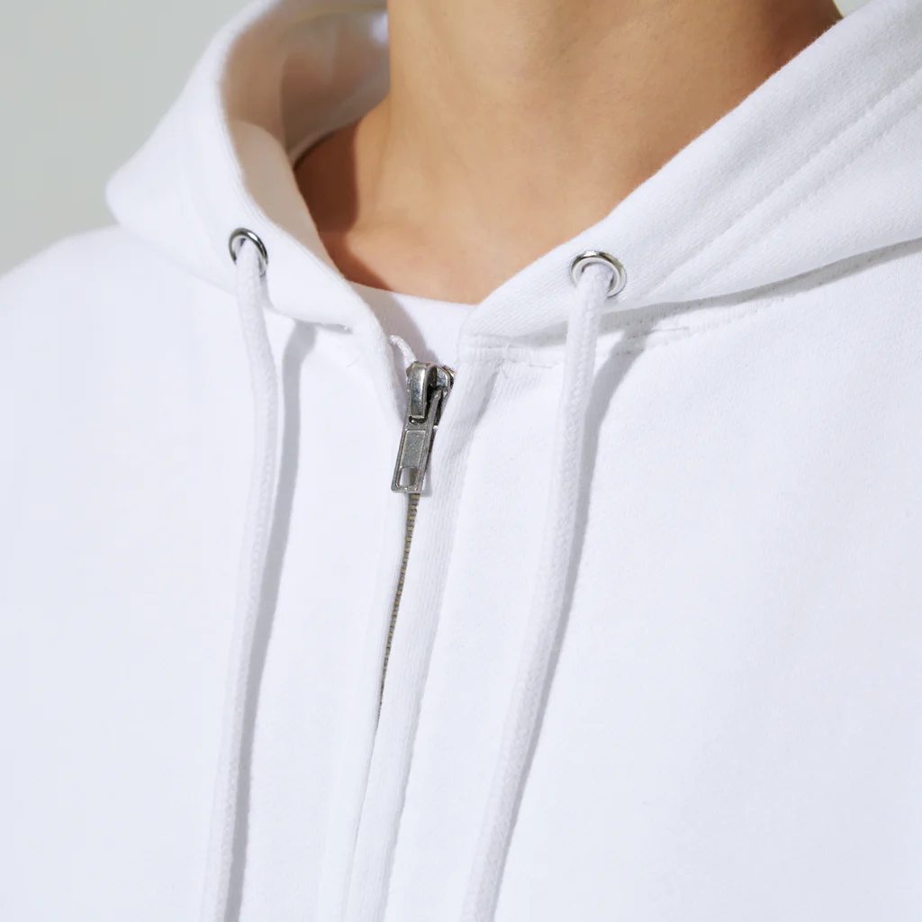 氷熊のおみせのねこのリバーシゲーム Zip Hoodie:zipper