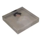 SONOTENI-ARTの001-009　グスタフ・クリムト　『セレナ・レーデラーの肖像』　アクリルブロック Acrylic Block :placed flat