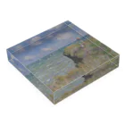 SONOTENI-ARTの004-018　クロード・モネ　『プールヴィルの断崖の上の散歩』　アクリルブロック Acrylic Block :placed flat