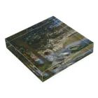 SONOTENI-ARTの004-019　クロード・モネ　『セーヌ河岸、ベンヌクール』　アクリルブロック Acrylic Block :placed flat