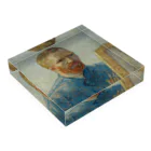 SONOTENI-ARTの005-020　ゴッホ　『画家としての自画像』　アクリルブロック Acrylic Block :placed flat