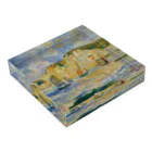 SONOTENI-ARTの016-009　ルノワール　『海と崖』　アクリルブロック Acrylic Block :placed flat