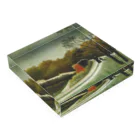 SONOTENI-ARTの029-003　アンリ・ルソー　『パリ郊外の製材所』　アクリルブロック Acrylic Block :placed flat