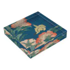 SONOTENI-ARTの003-003　葛飾北斎　『芍薬　カナアリ』　アクリルブロック Acrylic Block :placed flat