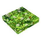喫茶角砂糖の若草の絨毯 Acrylic Block :placed flat