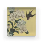 SONOTENI-ARTの003-009　葛飾北斎　『紫陽花に燕』　アクリルブロック Acrylic Block