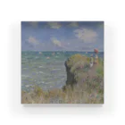 SONOTENI-ARTの004-018　クロード・モネ　『プールヴィルの断崖の上の散歩』　アクリルブロック Acrylic Block