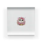 無気力のうる目ねこ Acrylic Block