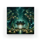 miuhaduの「幻想の森と神秘の社」 Acrylic Block