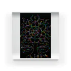 Mogi_3のカラフルフラワー？ Acrylic Block