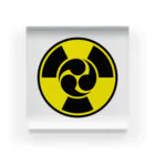 Y_NAKAJIMAの放射線に三つ巴 A Acrylic Block