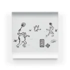 WAMI ART　ホツマツタヱ同好会の庭球蛙(前面文字あり) Acrylic Block