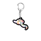 ロジローの白ヘビ(新年縁起物) Acrylic Key Chain