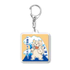 N's Creationの唄猫　〜一曲聴いてくれにゃ〜 Acrylic Key Chain