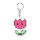 月城せいにゃん🐈‍⬛💜🦋のちゅーりっぷちゃん🌷 Acrylic Key Chain
