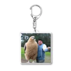 川瀬扇子＼🍦🐥🍦／のふわふわでっか鳥 Acrylic Key Chain