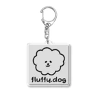 fluffy.dogのもふもふキーホルダー Acrylic Key Chain