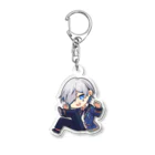 万事屋蒼月 SUZURI店の蒼月ふみアクキーTYPE B Acrylic Key Chain
