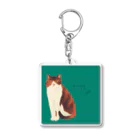 ネコノートショップ（neco-note shop）のギャロップ（ねこひげハウス） Acrylic Key Chain