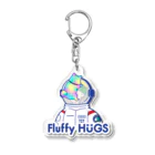 Fluffy_HUGSの【フラハグ】宇宙服 Acrylic Key Chain