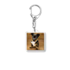 FUWAFUWAPAWSの可愛い子犬 Acrylic Key Chain