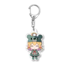 Salmonkeのちびキャラ(左道タマリ) Acrylic Key Chain