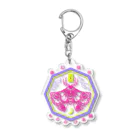 （幽）もののけ本舗のもののけ本舗ロゴ（蛾）・夢 Acrylic Key Chain