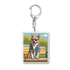 130-HISX(130-ヒスエックス)の130-HiSX(130-ヒスエックス)犬 Acrylic Key Chain
