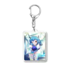 【公式】バトルガール ハイスクールの【f*f(アドガver)】詩穂 Acrylic Key Chain
