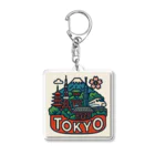 NIPPON POPの旅するTシャツ、東京編 Acrylic Key Chain