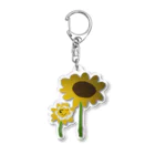 ASD そうちゃんの絵たちのそうちゃんのひまわり Acrylic Key Chain
