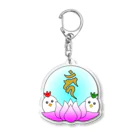 Yuko’ｓ Galleryの【開運祈願】酉年生まれ守護梵字カーン Acrylic Key Chain