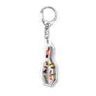 Contra-Store SUZURI支店のコントラバスのハードケース Acrylic Key Chain